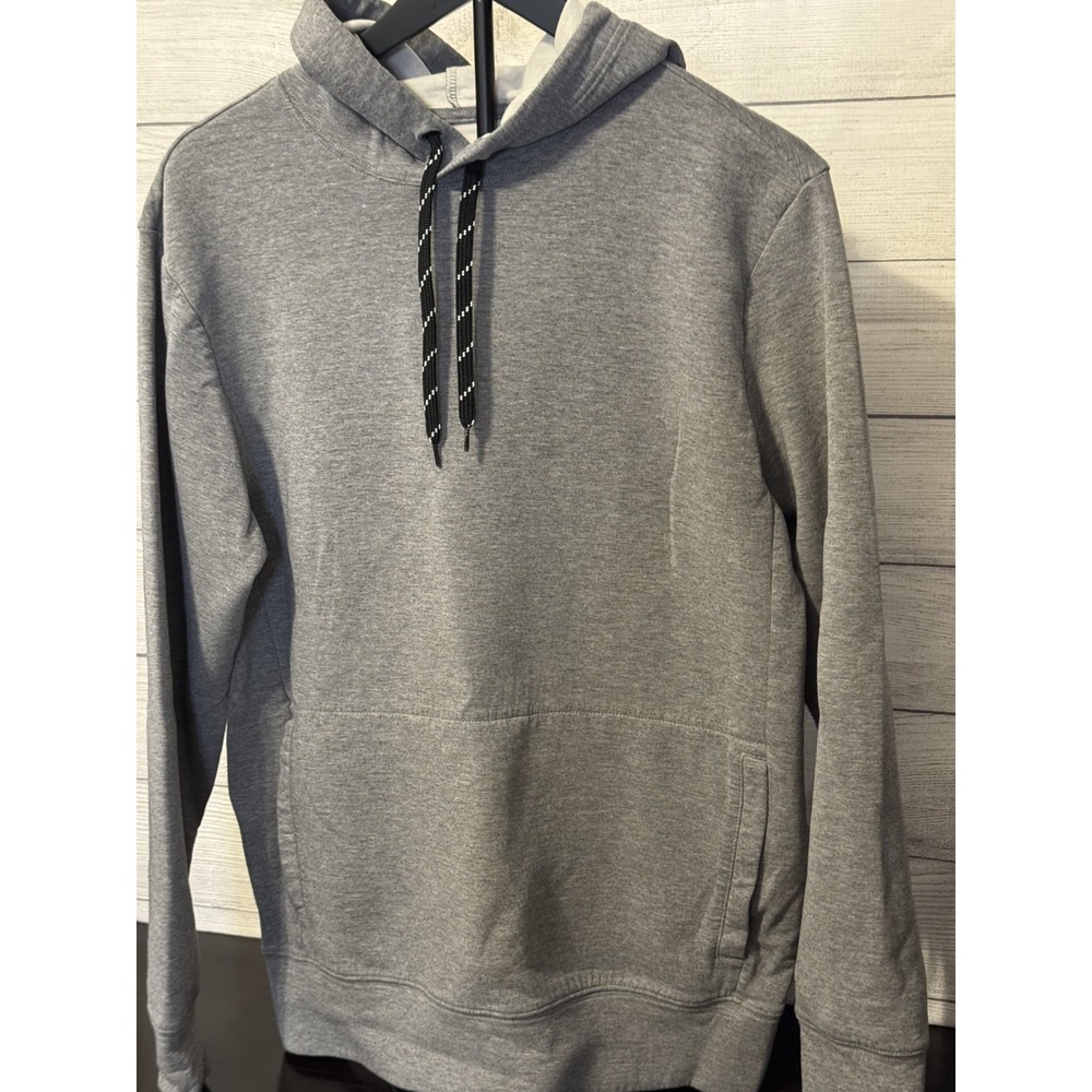 GapFit Performance Hoodie Size M Gray Soft Stretch Pullove
